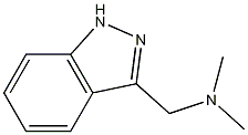 N,N-二甲基-1H-吲唑-3-甲胺 结构式