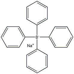 Sodium tetraphenylborate Struktur