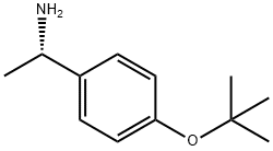 1(R,S)-(对叔丁氧基苯基)乙胺,143589-82-6,结构式