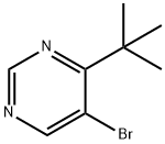 5-溴-4-(叔丁基)嘧啶, 1439-08-3, 结构式