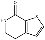 5,6-ジヒドロチエノ[2,3-C]ピリジン-7(4H)-オン 化学構造式