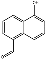 5-Hydroxynaphthalene-1-carboxaldehyde Struktur