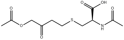 1-Acetoxy-4-(N-acetyl-L-cysteinyl)-2-butanone
 Structure