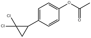 4-(2,2-二氯环丙基)苯酚乙酸酯 结构式