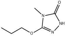 5-丙氧基-4-甲基-1,2,4-三唑啉酮 结构式