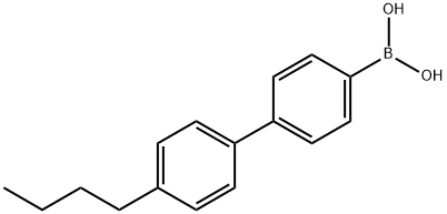 4-丁基联苯硼酸, 145413-17-8, 结构式