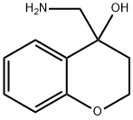 4-(アミノメチル)クロマン-4-オール 化学構造式