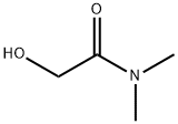 2-ヒドロキシ-N,N-ジメチルアセトアミド 化学構造式