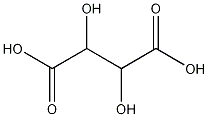 L-Tartaric acid Struktur