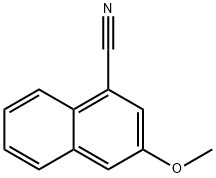 3-Methoxynaphthalene-1-carbonitrile Structure