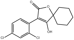 3-(2,4-二氯苯基)-4-羟基-1-氧杂螺[4.5]癸-3-烯-2-酮,148476-22-6,结构式