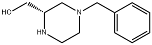(S)-4-benzyl-2-hydroxymethylpiperazine Structure