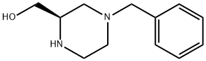 (R)-4-benzyl-2-hydroxymethylpiperazine Struktur