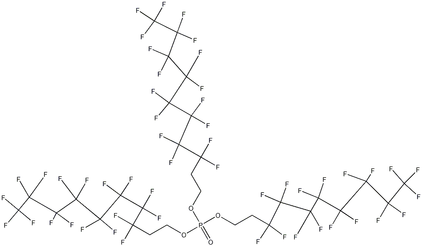 Tris[2-(perfluorooctyl)ethyl] Phosphate 结构式