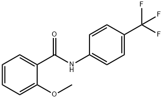 N-[4-(トリフルオロメチル)フェニル]-2-メトキシベンズアミド 化学構造式