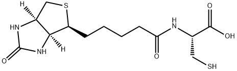 biotin-cysteine 化学構造式