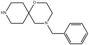 4-benzyl-1-oxa-4,9-diazaspiro[5.5]undecane 化学構造式