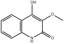 3-Methoxy-2,4-dihydroxyquinoline Structure