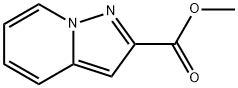 ピラゾロ[1,5-A]ピリジン-2-カルボン酸メチルエステル 化学構造式
