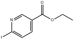 6-Iodopyridine-3-carboxylic acid ethyl ester 结构式