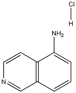 イソキノリン-5-アミン塩酸塩 化学構造式