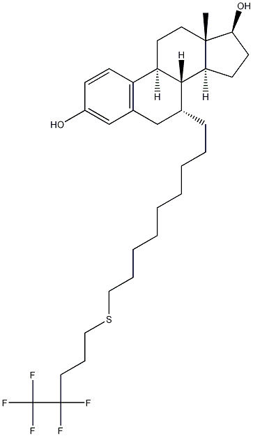 (7a,17b)-7-[9-[(4,4,5,5,5-Pentafluoropentyl)thio]nonyl]-estra-1,3,5(10)-triene-3,17-diol|(7A,17B)- 7-[9-[(4,4,5,5,5-五氟戊基)硫]壬基]雌甾-1,3,5(10)-三烯-3,17-二醇