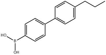 (4'-Propyl[1,1'-biphenyl]-4-yl)-boronic acid Structure