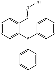2-(ジフェニルホスフィノ)ベンズアルデヒドオキシム 化学構造式