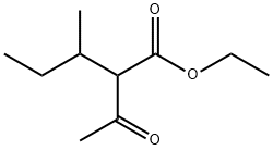 2-Acetyl-3-methylvaleric acid ethyl ester Struktur