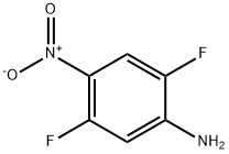 2,5-二氟-4-硝基苯胺,1542-36-5,结构式