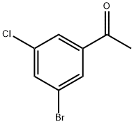 3-Bromo-5-chlorophenylethanone Structure