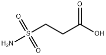 3-(氨基磺酰基)丙酸, 15441-10-8, 结构式
