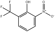 2-nitro-6-(trifluoromethyl)phenol Struktur