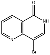 8-Bromo-1,6-naphthyridin-5(6H)-one Structure