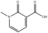 2-氧代-1-甲基-烟酸, 15506-18-0, 结构式