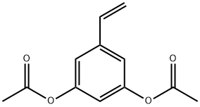 3,5-二乙酰氧基苯乙烯 结构式