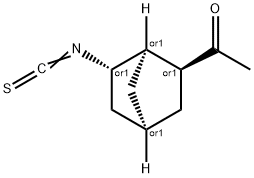 ENDO-2-ACETYL-EXO-6-ISOTHIOCYANATONORBORNANE Structure