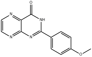 2-(4-Methoxyphenyl)-4(1H)-pteridinone Structure