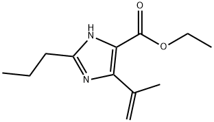 4-(1-Methylethenyl)-2-propyl-1H-Imidazole-5-carboxylic acidethylester Struktur