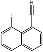 8-碘-1-萘腈 结构式