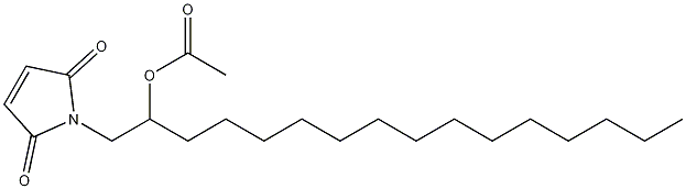 2-(2,5-二氧代-2,5-二氢-1H-吡咯)-1-乙酸乙酯 结构式