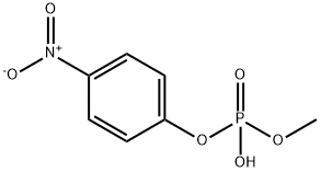 Methyl 4-nitrophenyl phosphate 化学構造式