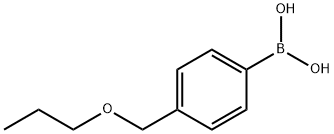 4-(プロポキシメチル)フェニルボロン酸 化学構造式