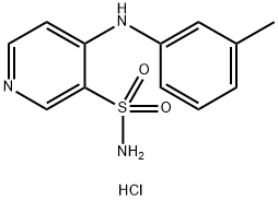 4-[(3-Methylphenyl)amino]-3-pyridinesulfonamide Hydrochloride Structure