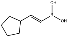 (E)-(2-Cyclopentylethenyl)boronic Acid Structure