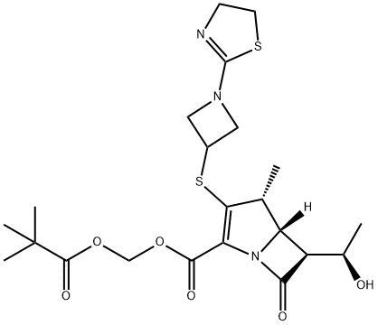 TEBIPENEM PIVOXIL Struktur