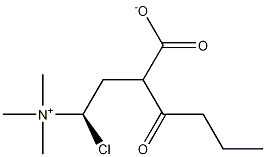 R-丁酰基肉碱 结构式