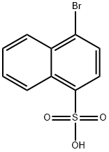 4-Bromonaphthalene-1-sulfonic acid 化学構造式