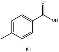 Potassium p-toluate Struktur