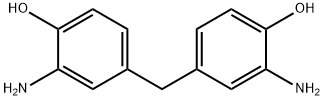 3,3'-Diamino-4,4'-dihydroxydiphenylmethane Struktur